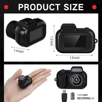 8MP Mini Y3000 Keychain Camera Photo Tiny Digital Body Cameras Thumb Cam DV Micro Camcorder Support SD Card With Screen for Kids - Image 2