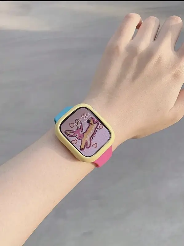 Nice 2 In1 Band Silicone Protective Case for Apple Watch Cover Strap Series 10/9/8/7/6/5/4/3 38mm 40mm 41mm 42mm 44mm 45mm 46mm - Image 2