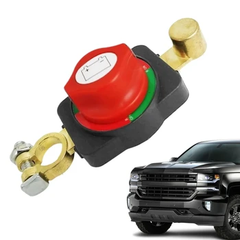 Car Battery Disconnect Switch Manual Circuit Breaker Anti-Power Off Leakage Protector Universal Auto Parts 12V-24V Systems 1