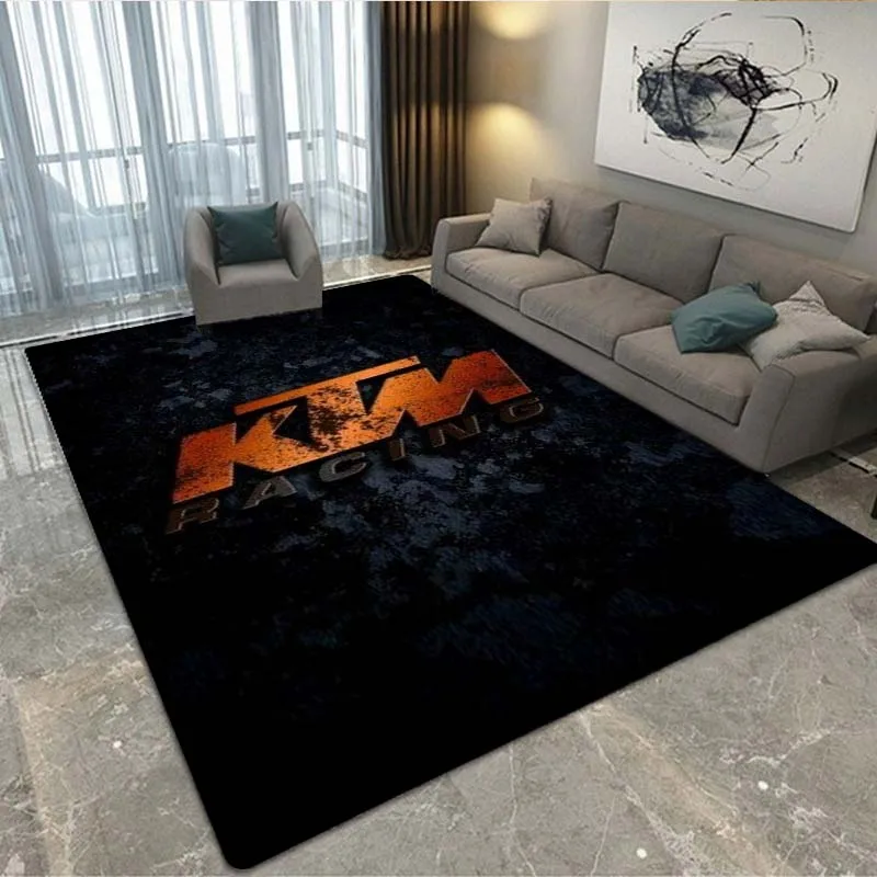 

3D Printing K-ktm Fashion Rug Motorcycle series Decorate Carpet Applicable To The Living Room Bedroom Corridor Non-slip Mat