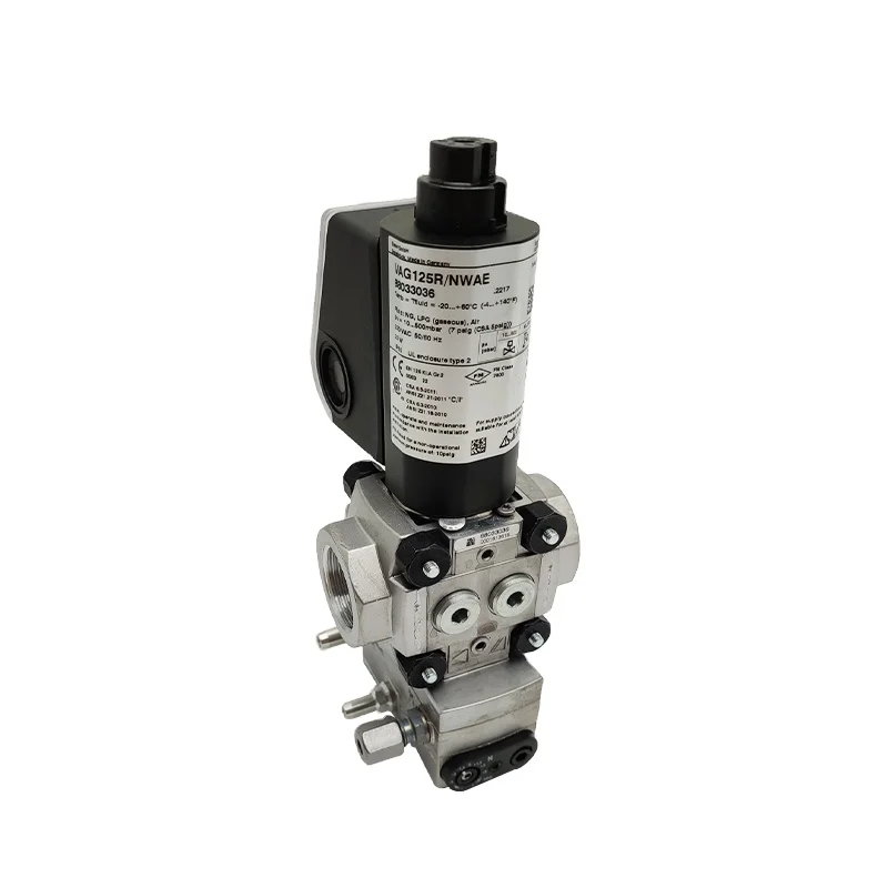 

Kromschroder VAG120R/NWAE Gas Solenoid Control Valve For Industrial Combustion