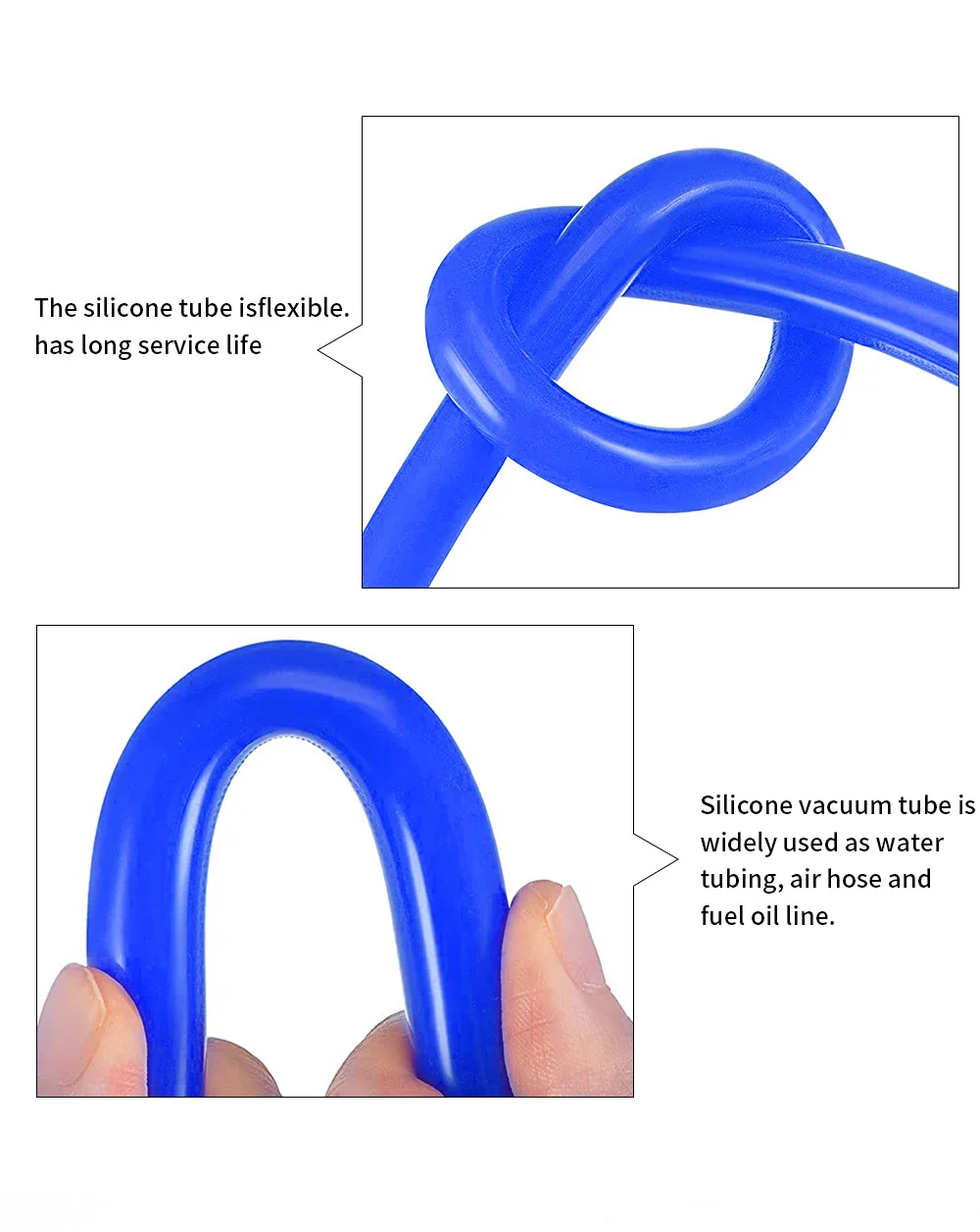 Car Vacuum Silicone Hose 1 Meter 2 Meters 3mm Thickness Universal Inner Diameter 3/5/4/6/8/10/12/14mm Racing Line Pipe Tube