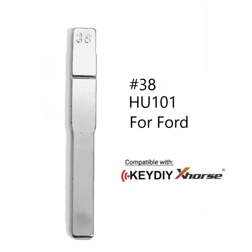 5pcs 38# KD Key Blade HU101 Car Key Blade for Ford Focus MK3 Mondeo Explorer Kuga Fiesta for KD KEYDIY VVDI Xhorse Remote