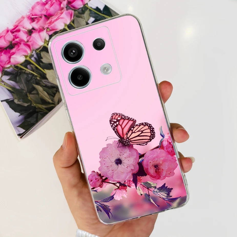 New Fashion Painted Clear Silicone Soft TPU Phone Case for Xiaomi Poco X6 Pro 5G