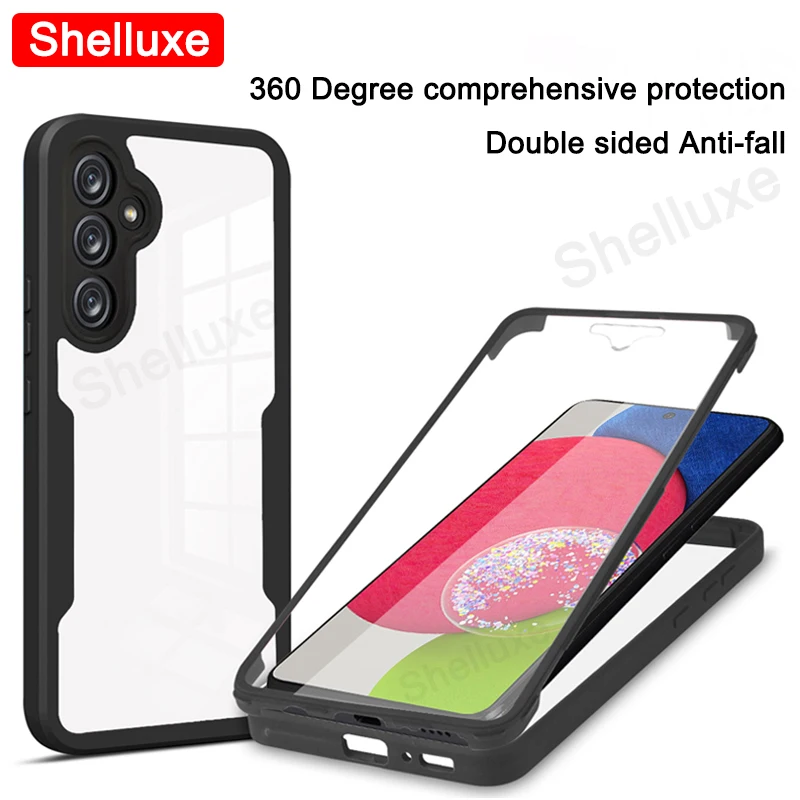 360 Full Body Clear Double-Sided Silicone Case Cover