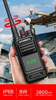 Anysecu W360 IP68 Water-proof Two Way Radio with Active View Screen Design VHF 136-174MHz or UHF 400-520MHz 2