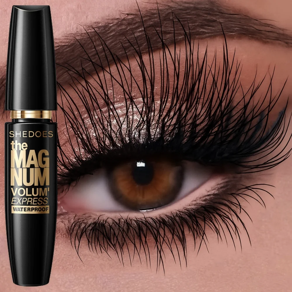 Mascara noir 5D imperméable, Extension de cils, en Fiber de soie épaisse, maquillage féminin, outils cosmétiques pour les yeux, cadeaux 1