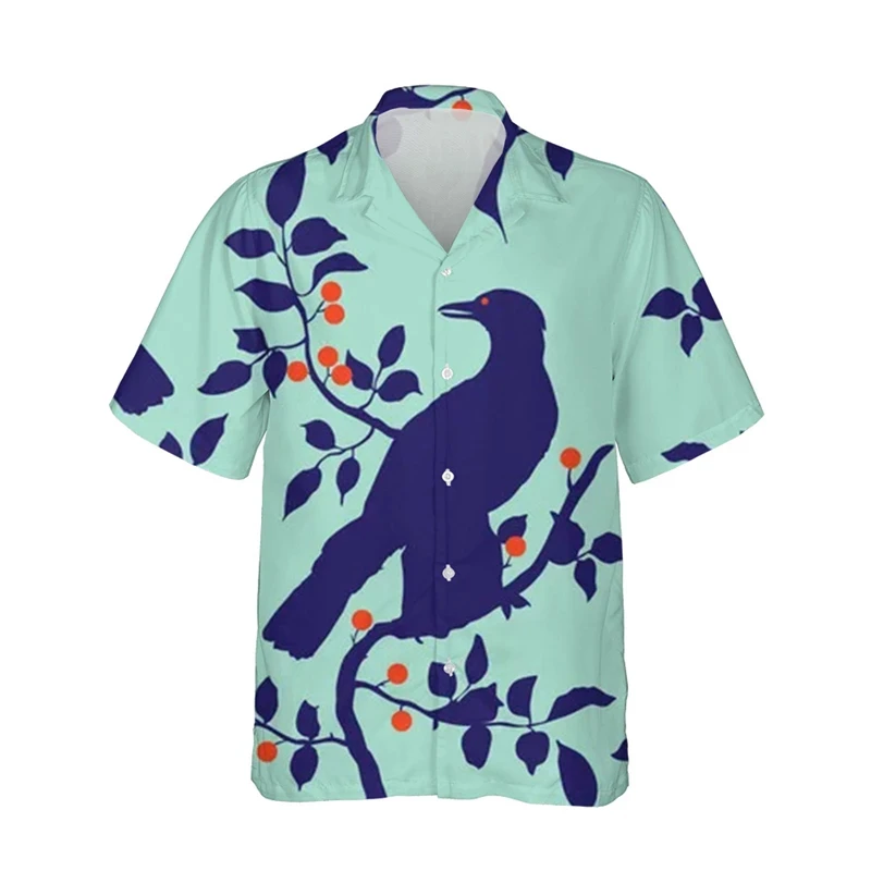 thumbnail image 1 of Camisetas con estampado de cuervos en 3D para hombre, camisetas de gran tamaño con gráfico de pájaro cuervo y animal, camisetas casuales de manga corta para hombre y mujer, 1 of 5