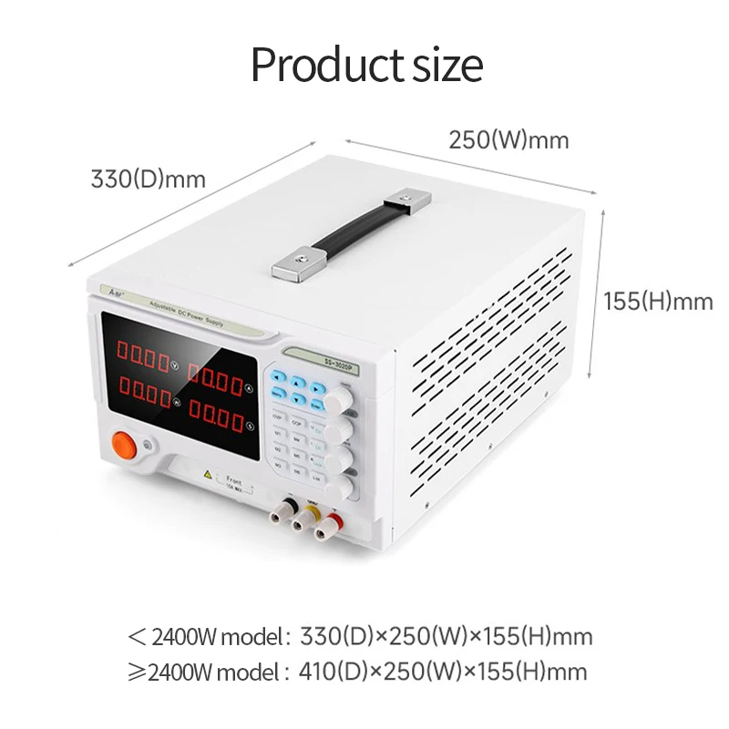 Tuodapu DC 안정화 전원 공급 장치, 30V 20 프로그래밍 가능 디지털 실험실 스위치, 데스크탑 전원 공급 장치