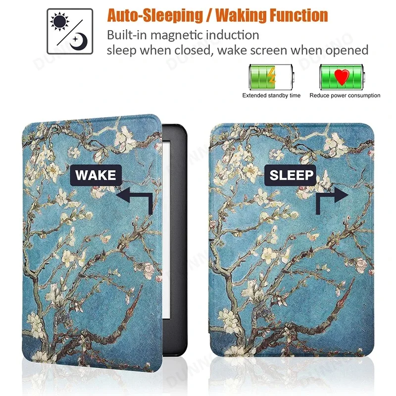 Sleek Protective Flip Case for Kindle Paperwhite and E-Readers