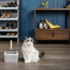 Stainless Steel Cat Litter Scoop Fine Sifting Mesh Large Heavy Duty Efficient Cleaning Comfortable Grip Cat Litter Scoop Set 5