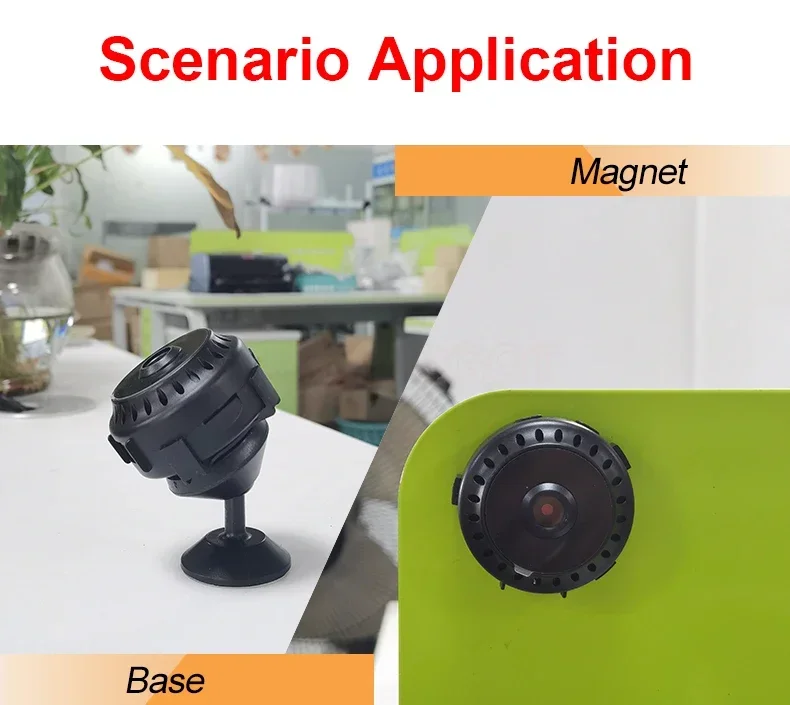 Description Picture 6 of itemMini Camera Wifi 1080P HD Portable Magnetic Design Camcorder Indoor Night Vision Smart Home Security Micro Surveillance Recorder