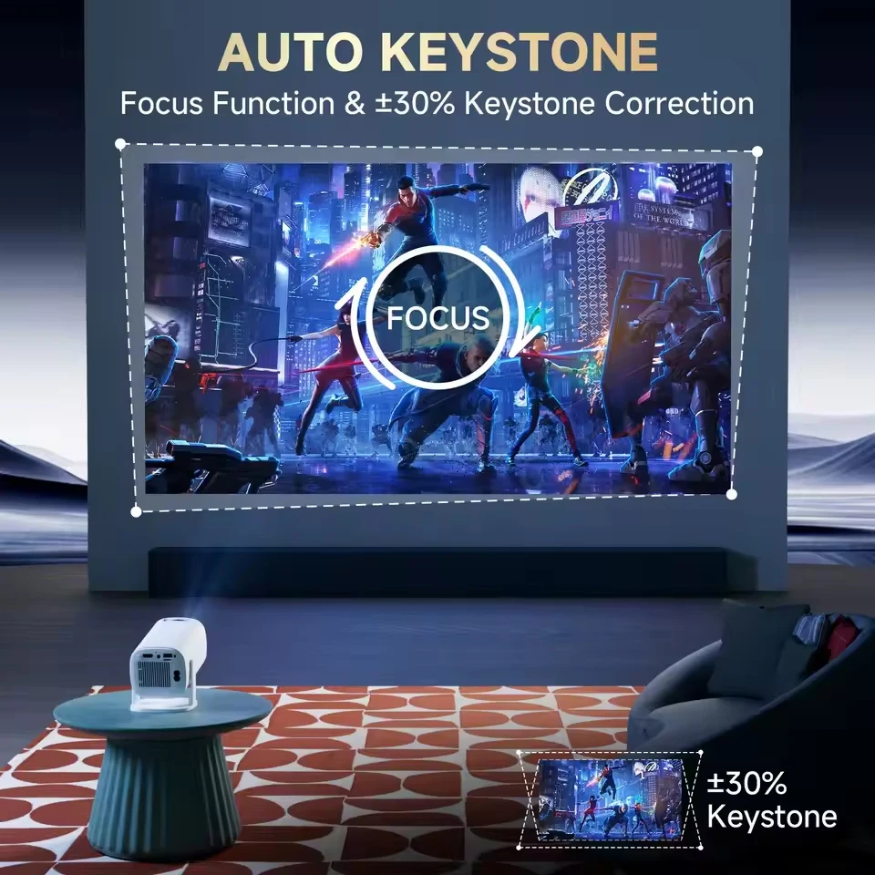 جهاز عرض ذكي جديد P30 PRO 4K Android 14 Dual Wifi6...