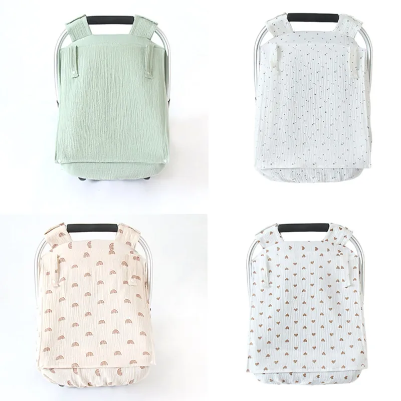 Stroller Accessories Stroller Mosquito Net 2-in-1 Baby Car Seat Cover Canopy Summer Breathable Newborn Carrying Basket Sun Shade Baby Stroller Mosquito Net