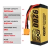 DXF Lipo 4S 6S 14.8V 15.2V 22.2V Battery 5200mAh 6200mAh 6500mAh 7000mAh 8000mAh 8400mAh 9200mAh 10000mAh for RC Car Buggy Tank 2