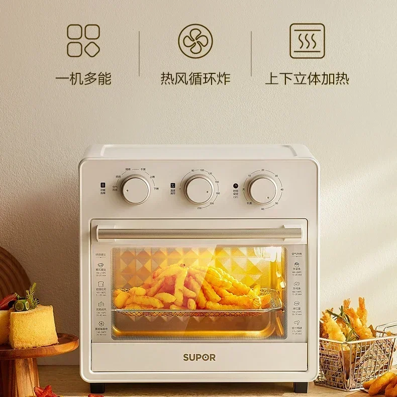 Air Fryer Electric Oven - Large Capacity, Home Small. Multifunctional for Cake & Bread. Home Oven Baking. Intelligent. 2