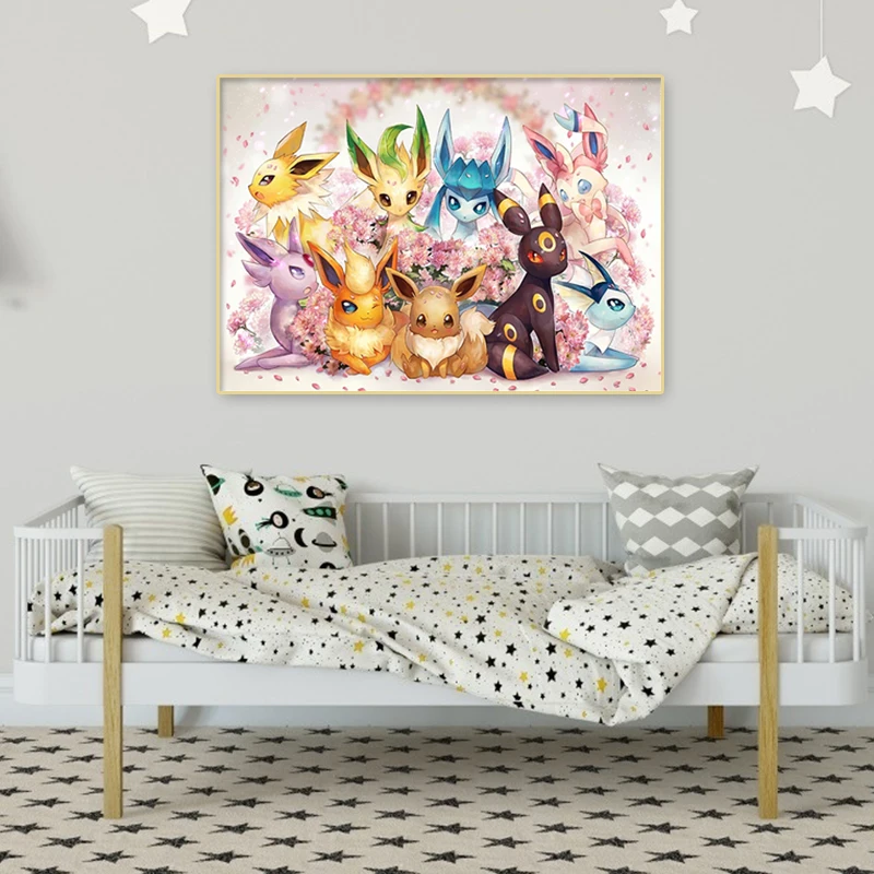 Poster Pokemon - Eevee Evolution  Wall Art, Gifts & Merchandise