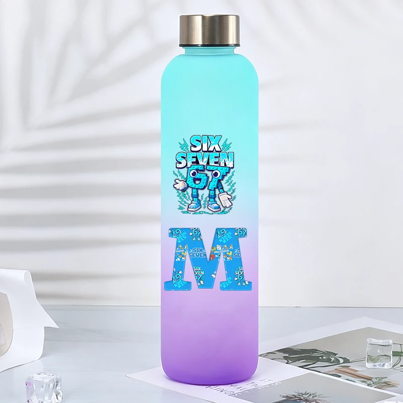 Enhanced Water Bottles - 900ML Sports & Travel Hydration Jug with Motivational Print