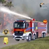 1/14 RC Fire Fighting Truck RTR Fire Sprinkler Vehicles 8x4 Remote Control Model Lights Sounds Painted Assembled Toy TH23248 1