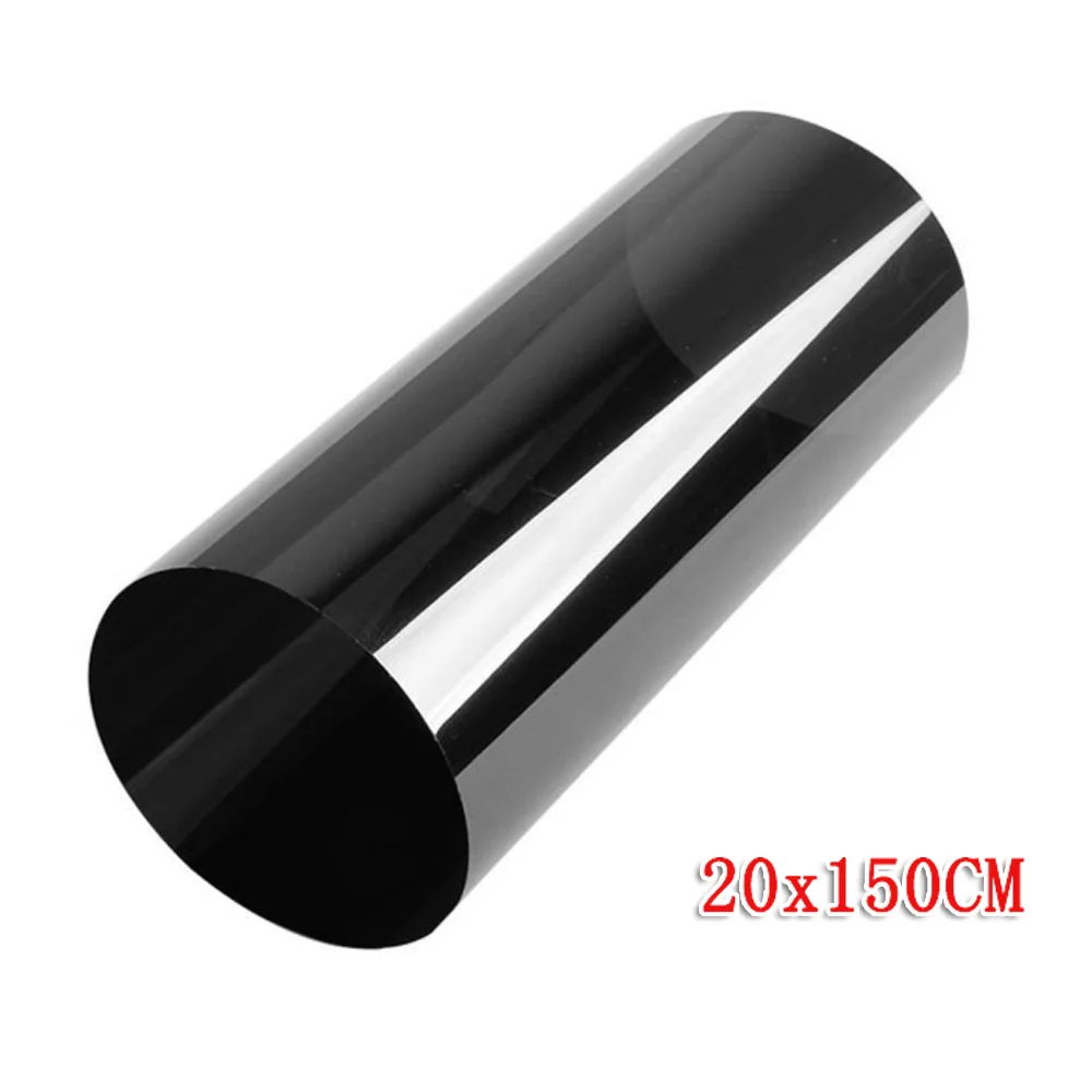 20cm*150cm Car Front Windscreen Solar Film Black Transparent Window Foils UV Protector Sun Shade Sticker Films