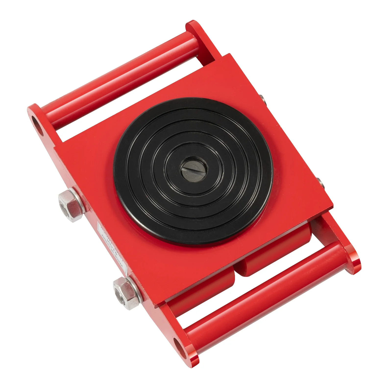6T Heavy Duty Machinery Mover 360° Rotation Cap Cargo Trolley Machine Transport Roller Cart Industrial Dolly Skate Handling Tool