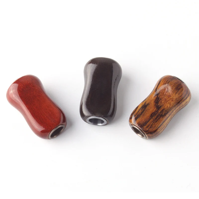 Ruke Wooden Fishing Handle Knobs Fishing Wheel Accessory Red Sandalwood Rosewood Materials  For Sh/Da  For Knob DIY High Quality