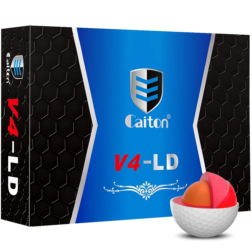 Caiton Pro Golf Balls – Enhanced Distance & Performance, Soft Feel, Durable 4-Layer Design