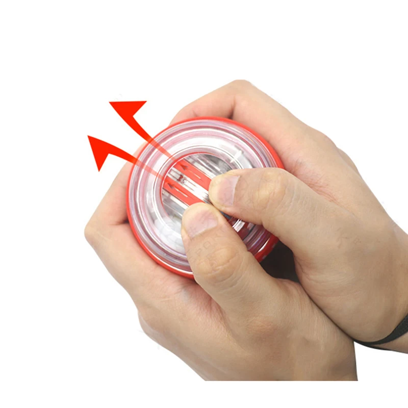 Muscle Ball Hands Strengthener Wrist Finger Reduced Pressure Return Exerciser Power Wrist Gyro Ball