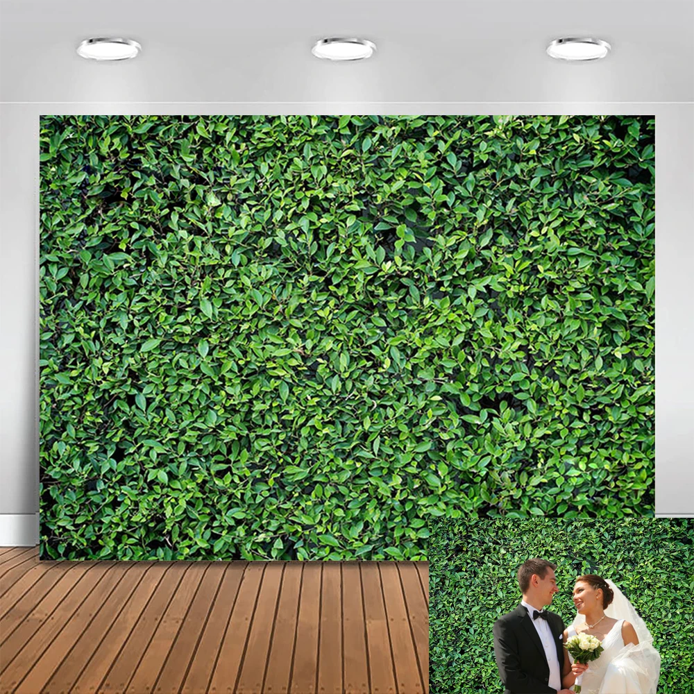 

Green Leaves Wedding Decoration Background Flower Wall Theme Wedding Photo Photography Background Cloth Studio Prop Banner