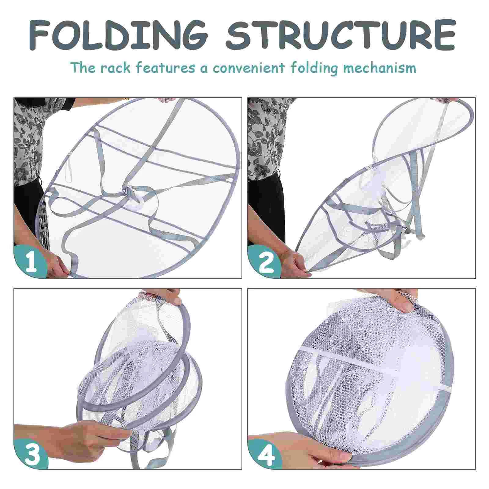 Breathable Drying Net Socks Clothes Rack Vegetable Mesh Air Racks Hanging Dryer 6