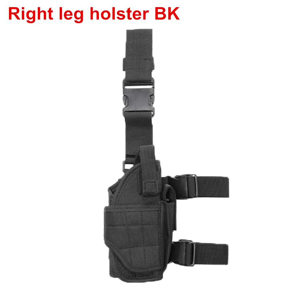Adjustable Tactical Leg Gun Holster with Pouch