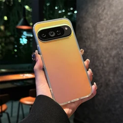 Luxury Laser Magnetic Case in Matte Gradient Color with Wireless Charging Compatibility for Google Pixel 8 Pro (D28)