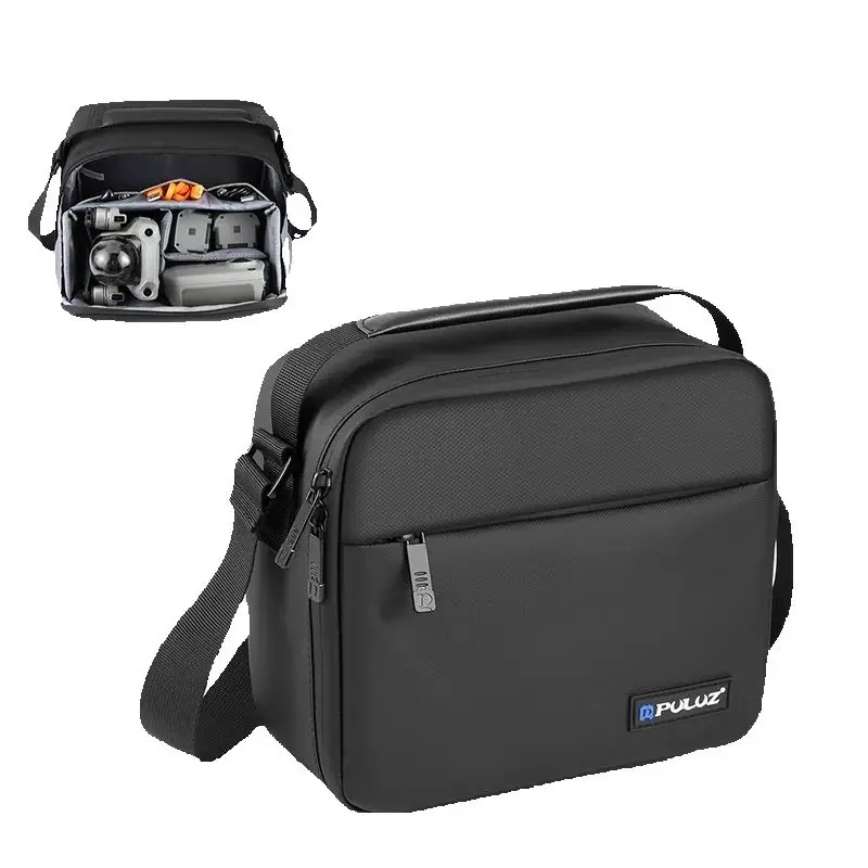 Sac à dos étanche pour drone DJI Mini 3 Pro avec compartiments rembourrés, idéal pour transporter drone et accessoires en toute sécurité.