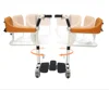 Design for Elderly Lift Transfer Wheelchair with Wheels Disability Toilet Chair Plastic Chamber Pot 4