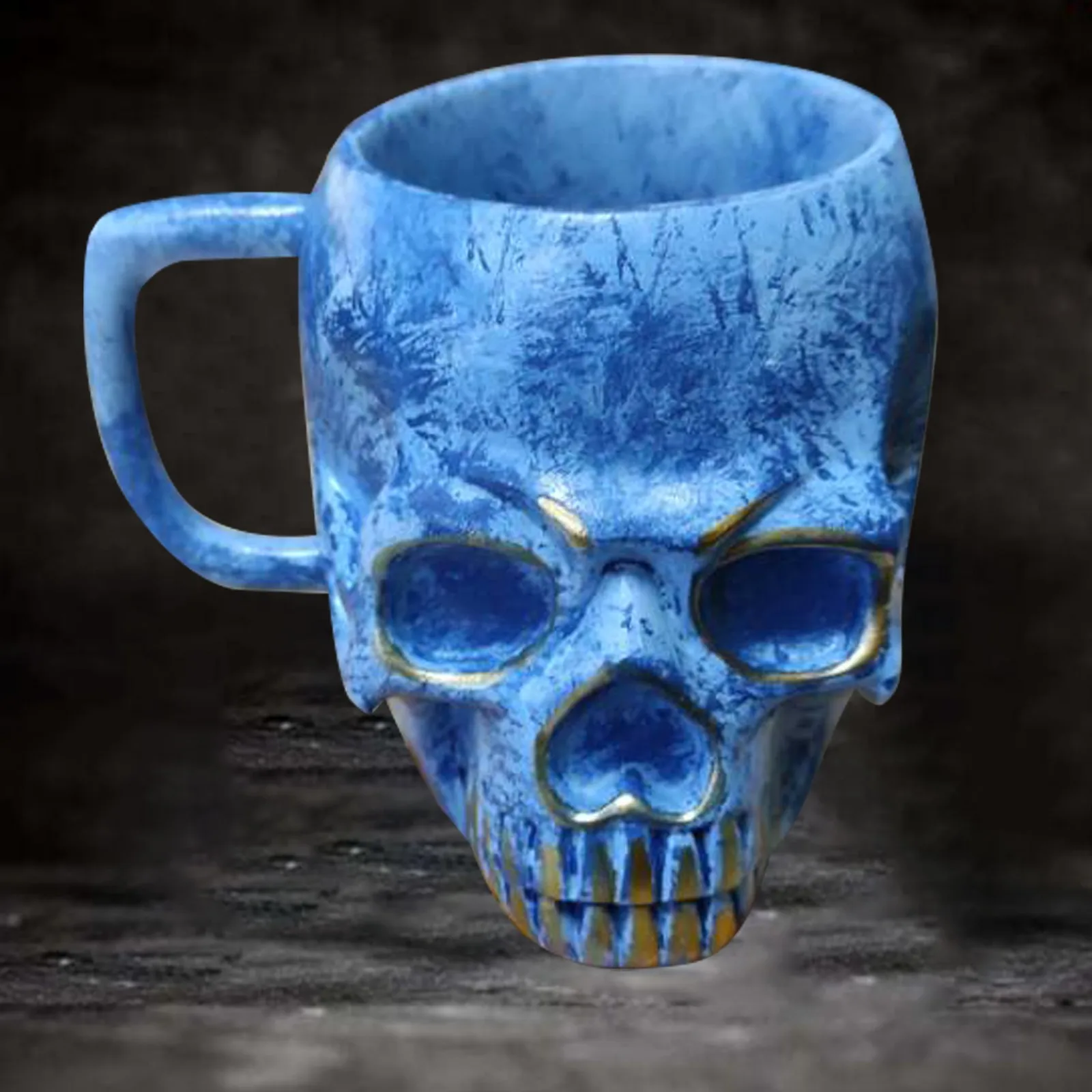 Funny Horror Holiday Daily Home Decoration Head Water Cup Drink Ware For Juice Milk Ceramic Soup Bowls Halloween Gift