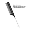 Large and Small Toothed Steel Needle-point Tail Comb Trendy Comb PC Tip-tail Hair Highlighting Comb for Stylist 3