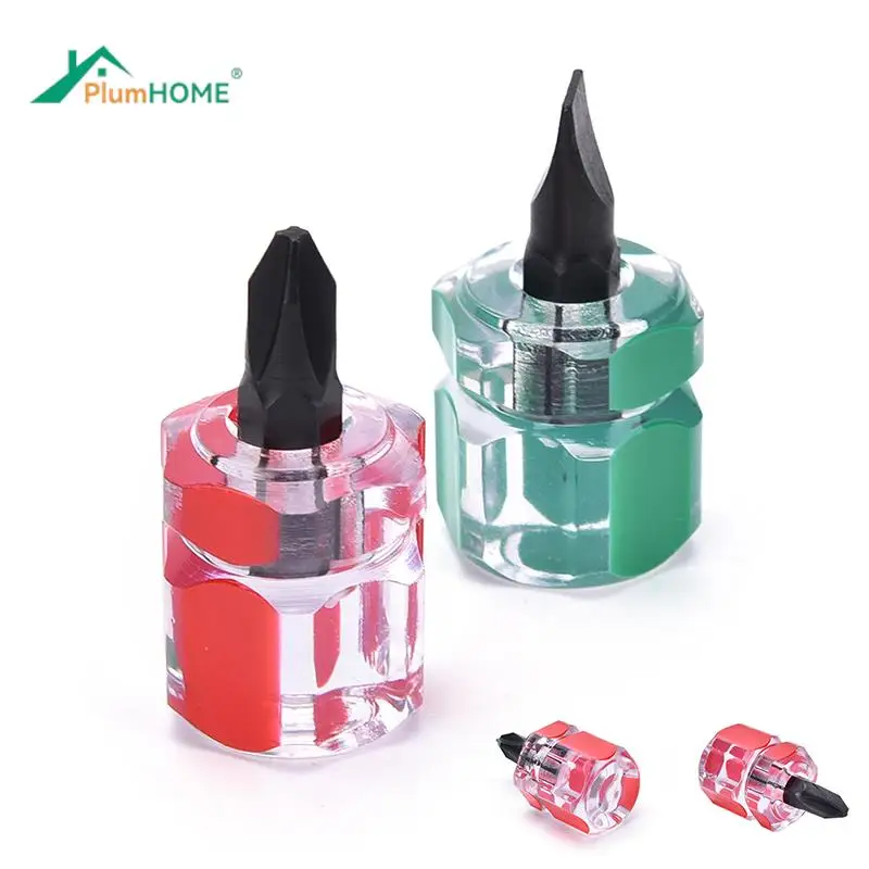 2Pcs Cacciavite A Taglio Corto Tozzo Macchina Da Cucire Cacciavite Mini Cacciavite Set Per Macchina Da Cucire Riparazione Strumenti Di Cucito Fai Da T