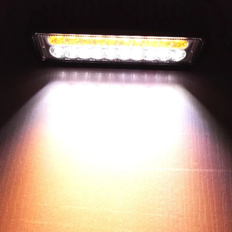 작업등 바 드라이빙 램프, 휴대용 방수 LED 조명, 자동차 야외 캠핑 하이킹 SUV 보트 4x4 오프로드 액세서리