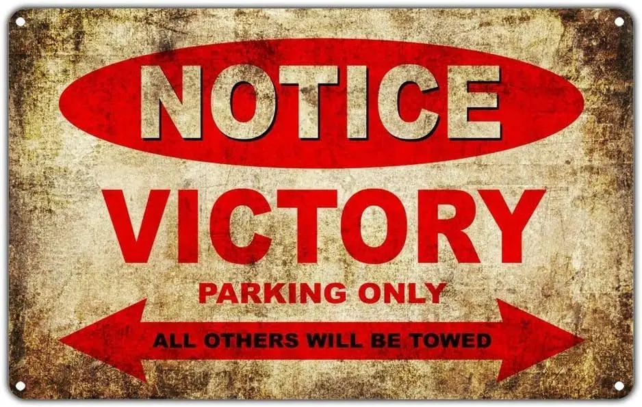 

Notice Victory Motorcycles Parking Only Metal Plaque Tin Wall Sign Retro Iron Painting Warning Wall Poster for Cafe