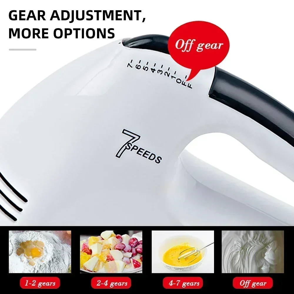 Kitchen Electric Mixer. Multifunctional Silent. Electric Vertical. Food Mixer. Stainless Steel. Cream Automatic