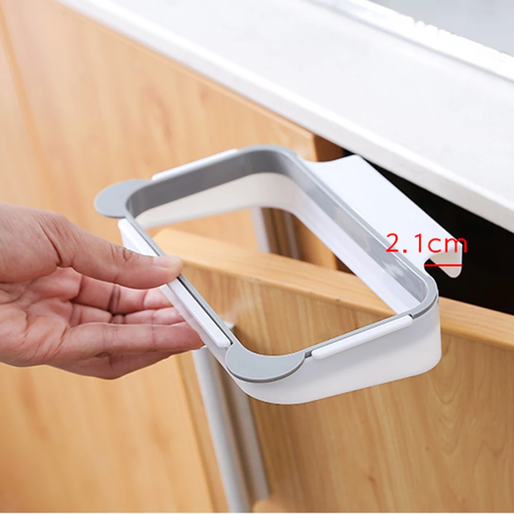 Support De Sac Poubelle Suspendu Pour Porte De Placard – Acier Inoxydable, 24x15 Cm, Gain De Place En Cuisine