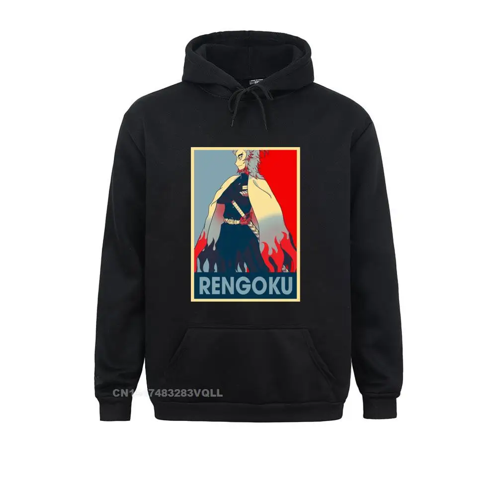 

Retro Art Rengoku Demon Anime Classic Long Sleeve Hoodies Mother Day Men Sweatshirts Camisa Clothes Cute