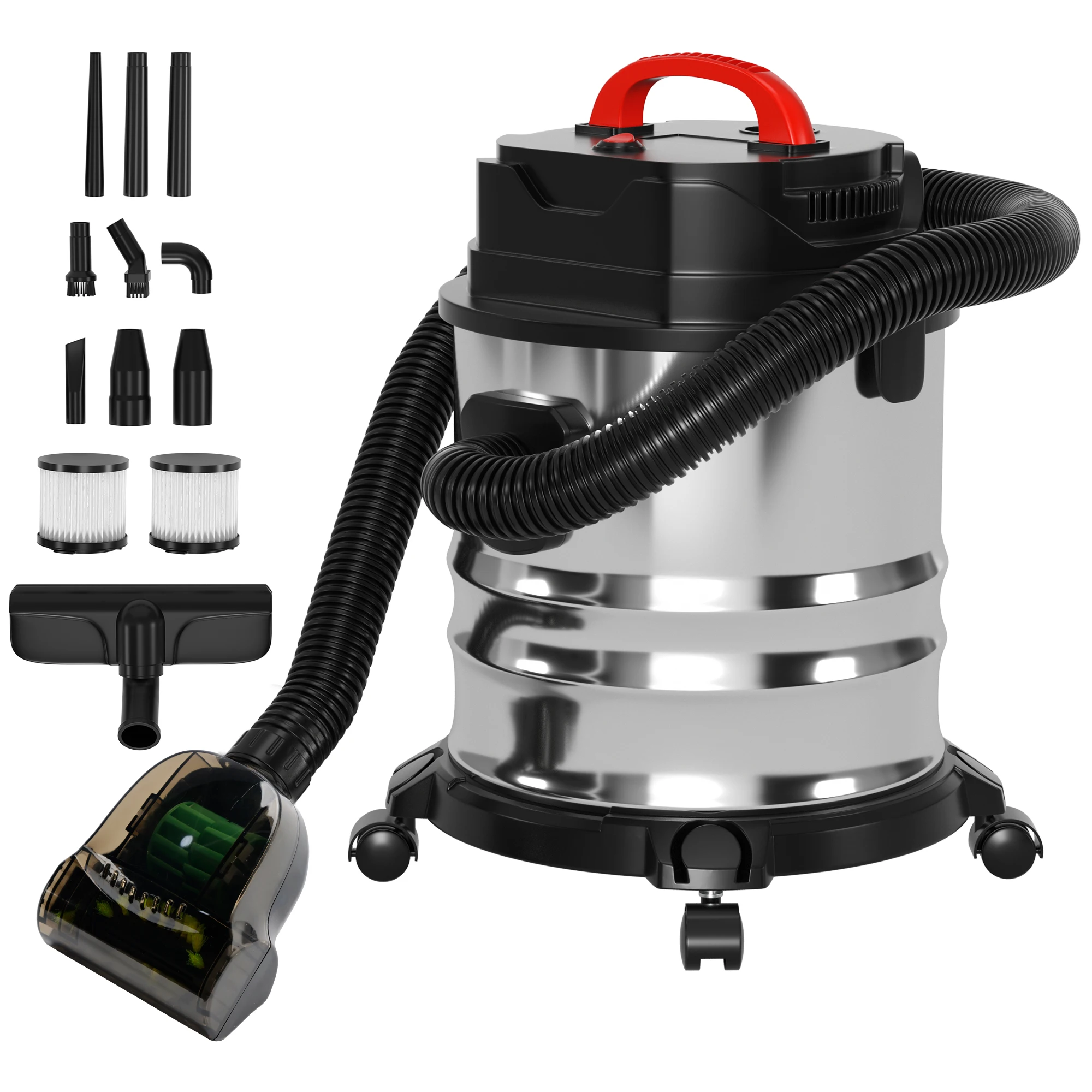 Пылесос Wet & Dry 1500W Stainless Steel, обзор, отзывы, характеристики, купить