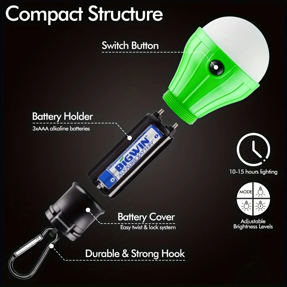 Portable LED Camping Bulbs 4