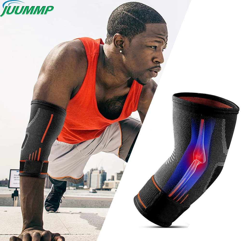 Elbow Brace Elbow Strap 1Pcs Compression Sleeves Adjustable for Tendonitis Tennis Elbow Golf Elbow