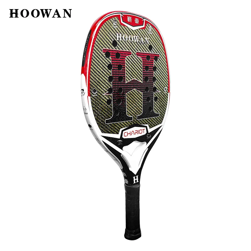 Beach Tennis Racket T700 Kevlar Carbon Fiber 20MM Mid-Hard EVA Core