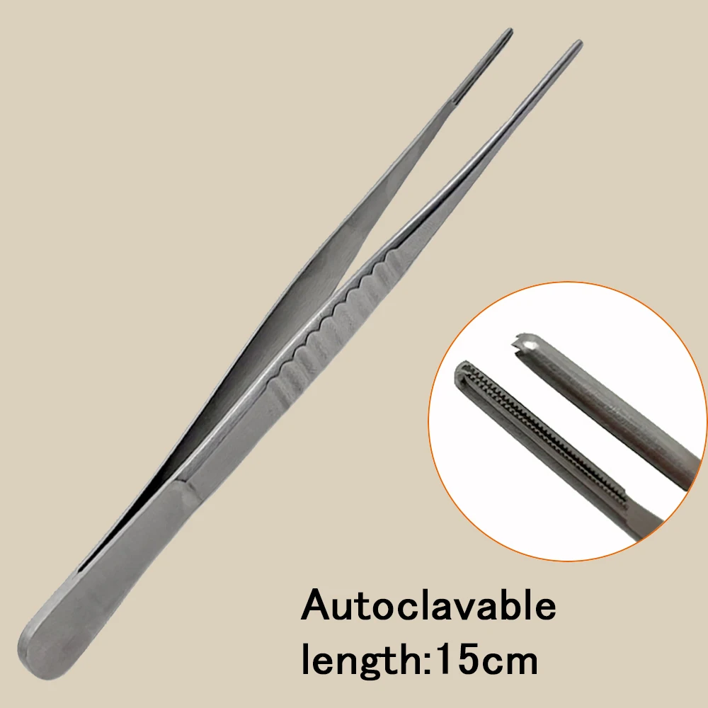 Pinza DeBakey In Tessuto Norralco - 6,1/4'' (15,9 Cm) Dritta - Punta 3 Mm - Made In Germany