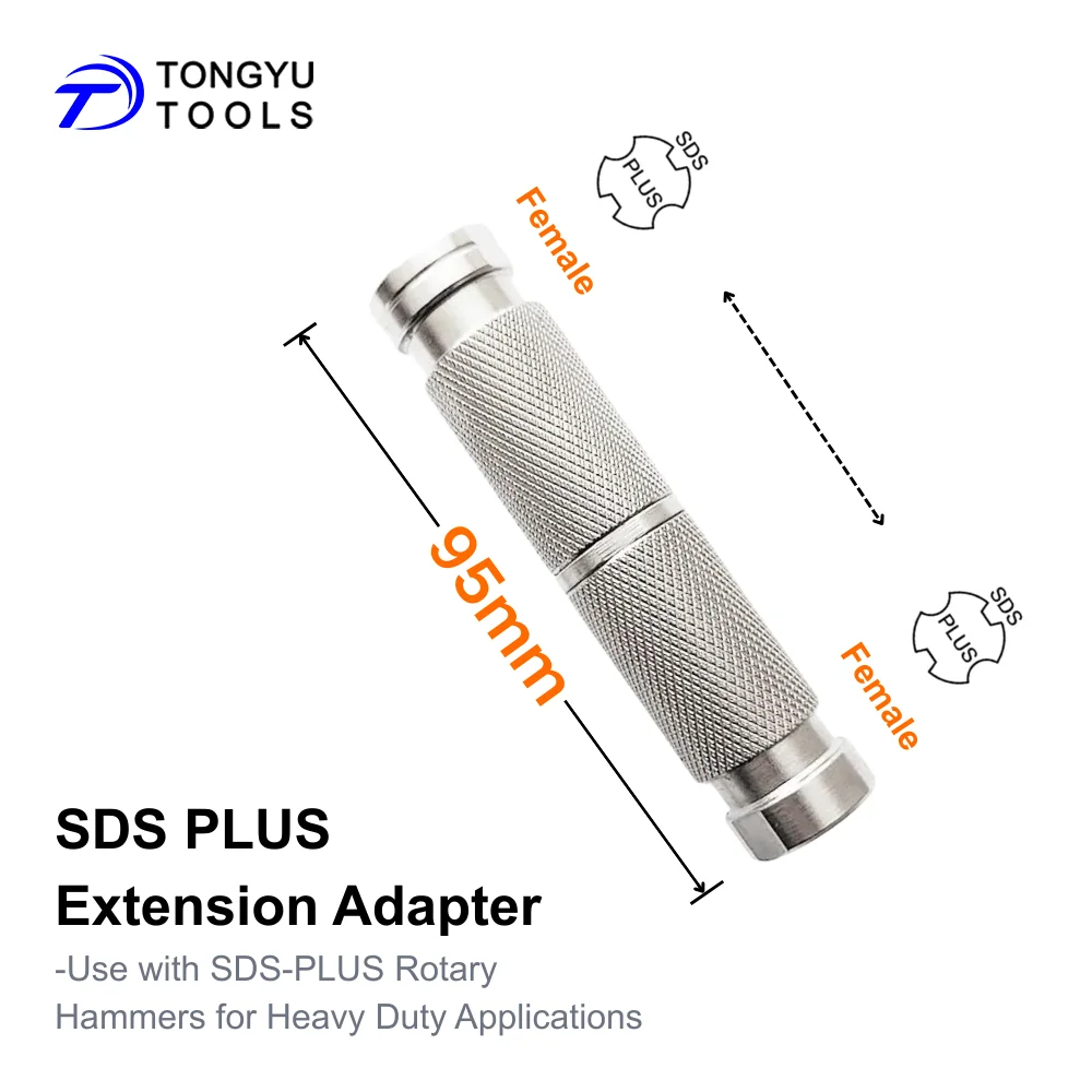 SDS 플러스 연장 샤프트 SDS 플러스 드릴 로드(옵션: SDS 플러스 브리지 커플러 어댑터 포함) 로터리 해머 심공 드릴링용
