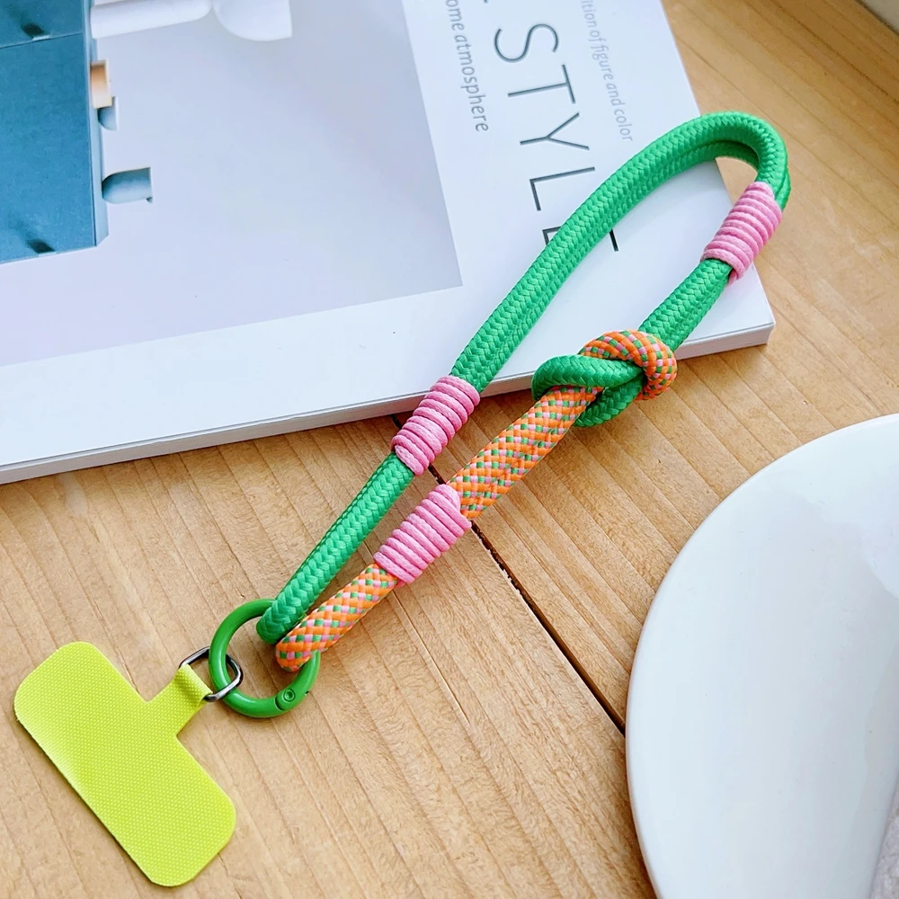 Handy Kurze Lanyard Universal Bunte Hängende Hand Handgelenk Gurt Seil für Handy Fall Zubehör Abnehmbare Korea Ins – Detail 13