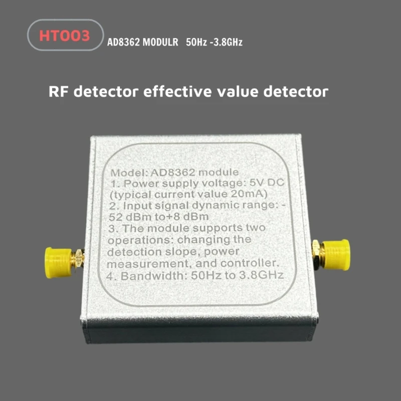 50Hz 3.8GHz RF 전력계 증폭기 대수 검출기 -52dBm-8dBm